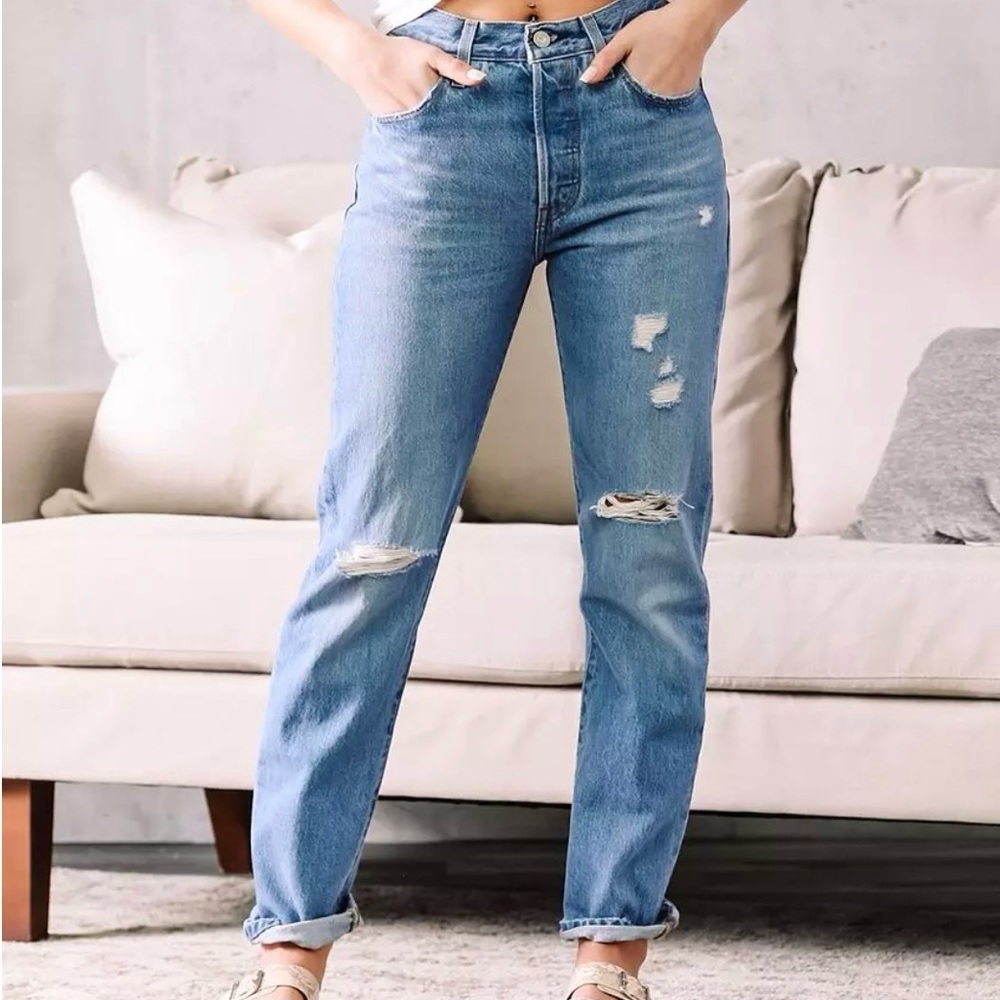 Levi 501 Straight Leg Jeans Size 27